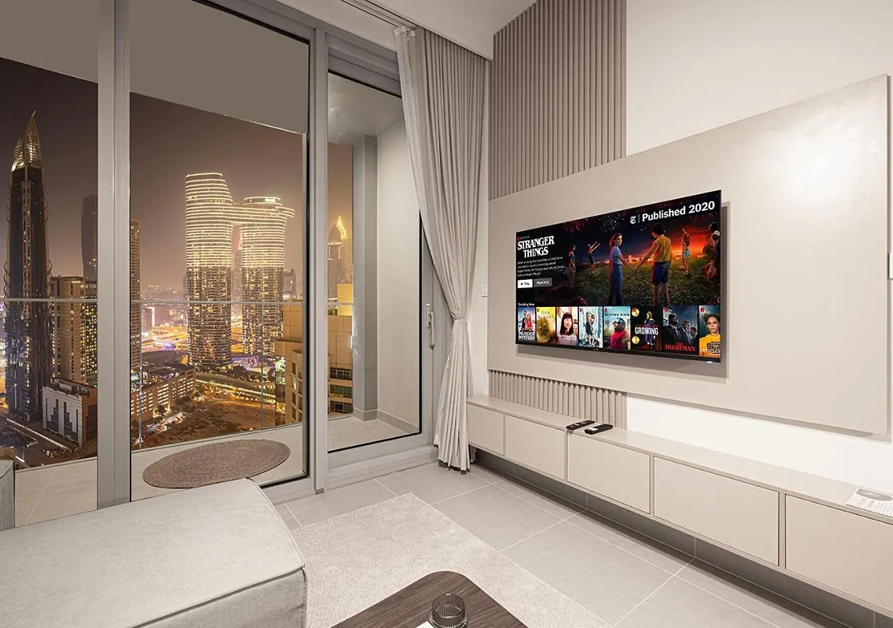 Apartment Kinfolk Homes - 5-Star Family Stay, 8 Minutes Walk To Dubai Mall & Burj Khalifa